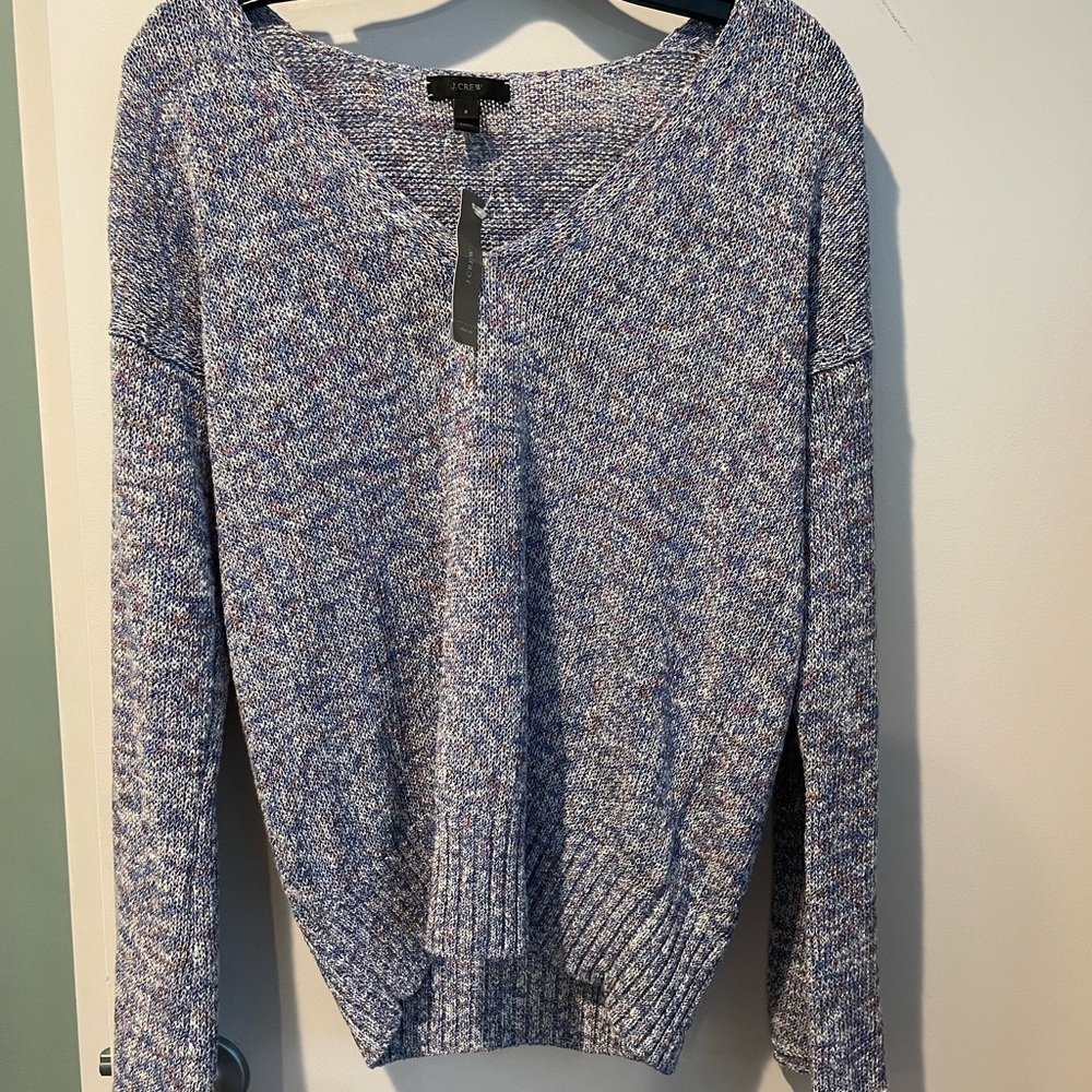 Jcrew Blue Multi Colored Long Sleeve Shirt